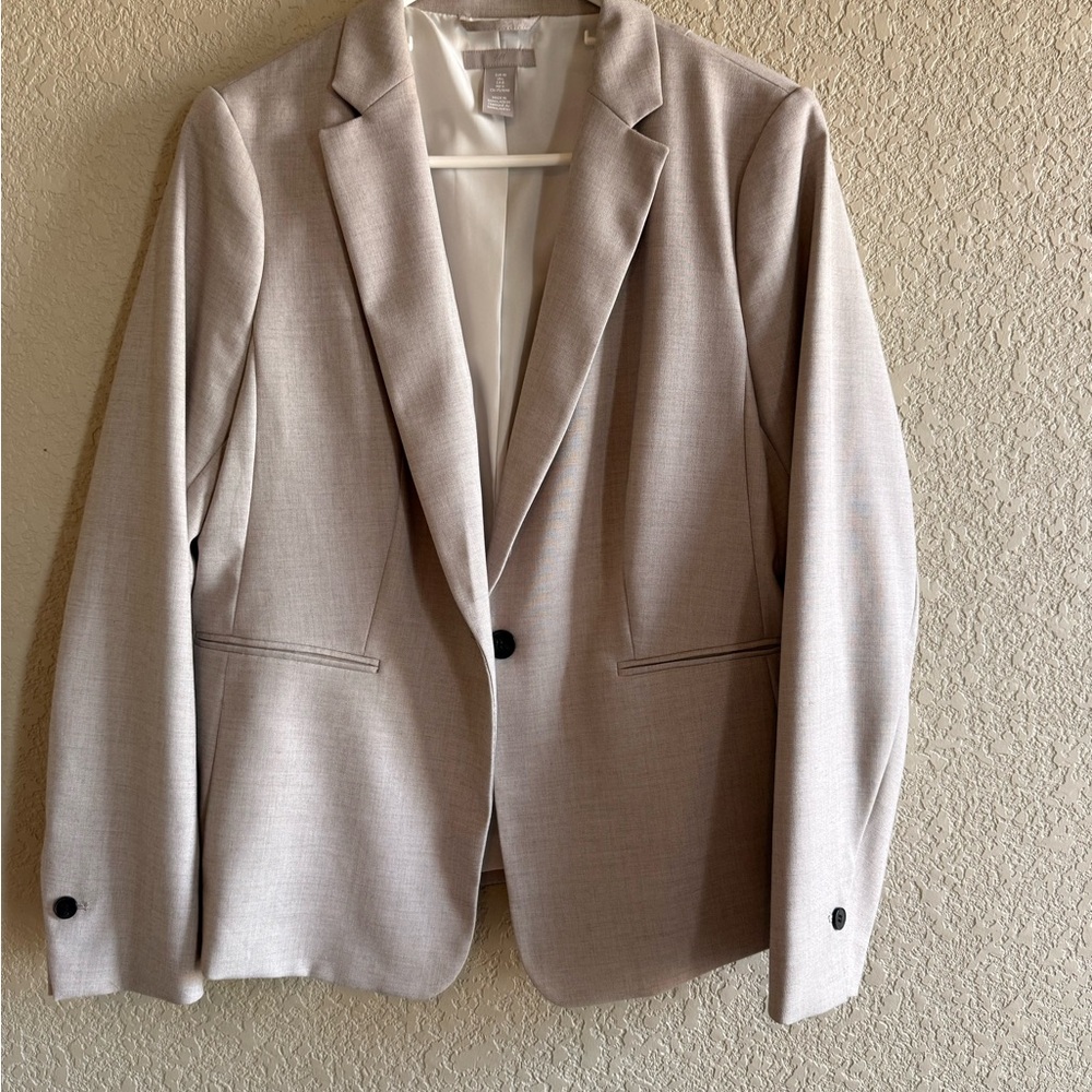 H&M Light Beige Blazer for Women